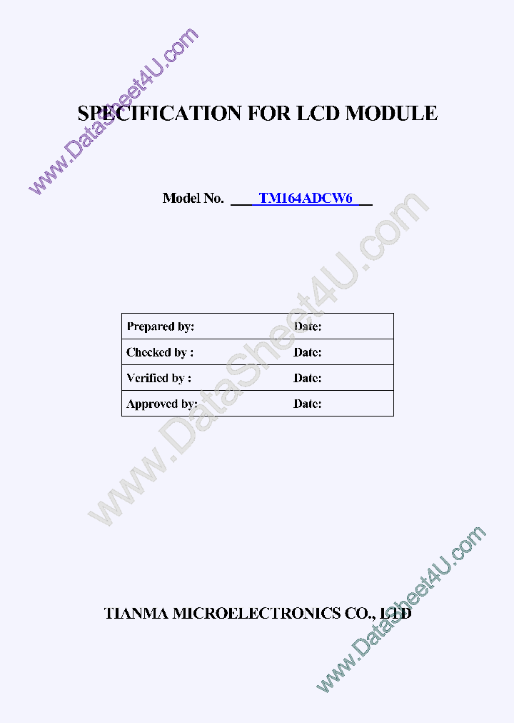 TM164ADCW6_2764056.PDF Datasheet