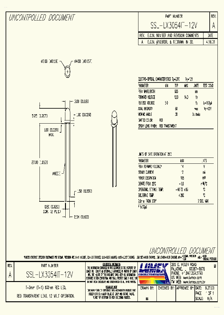 SSL-LX3054IT-12V_3128658.PDF Datasheet