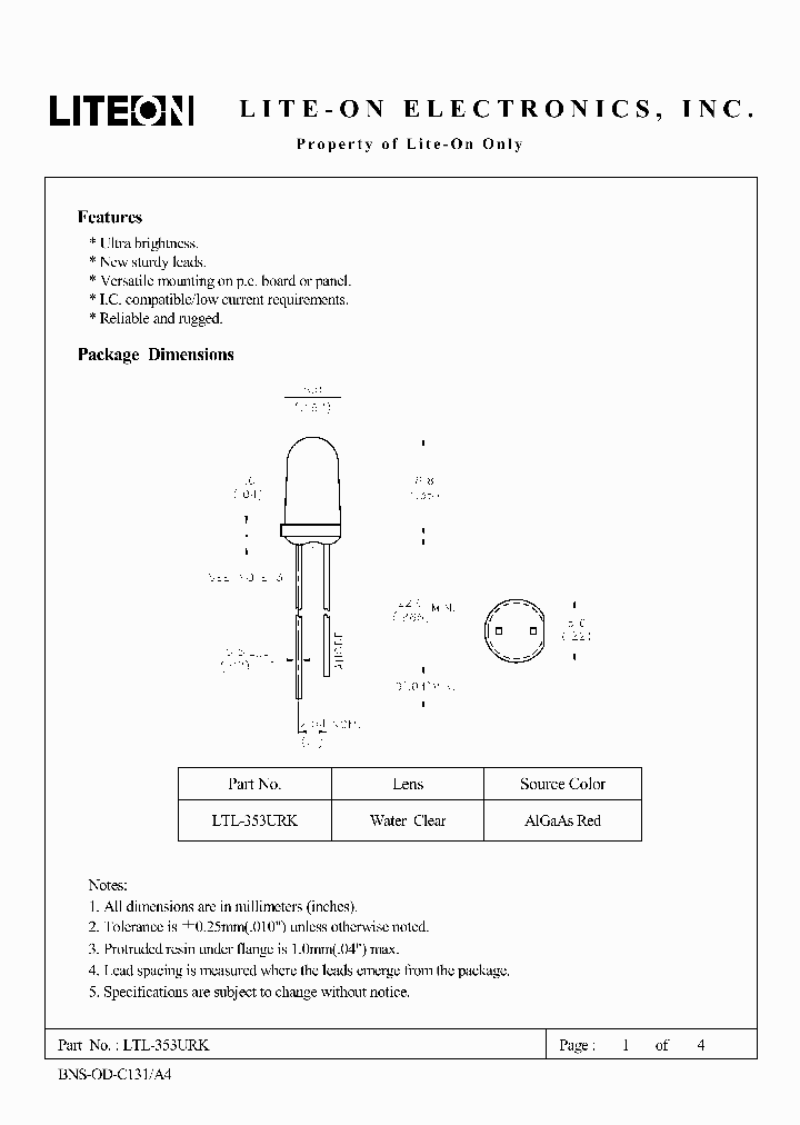 LTL-353URK_3169265.PDF Datasheet