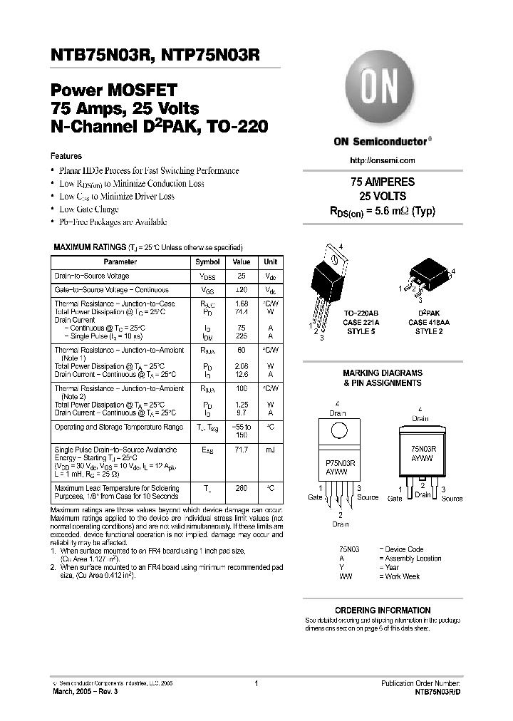 NTX70N03R_3364665.PDF Datasheet