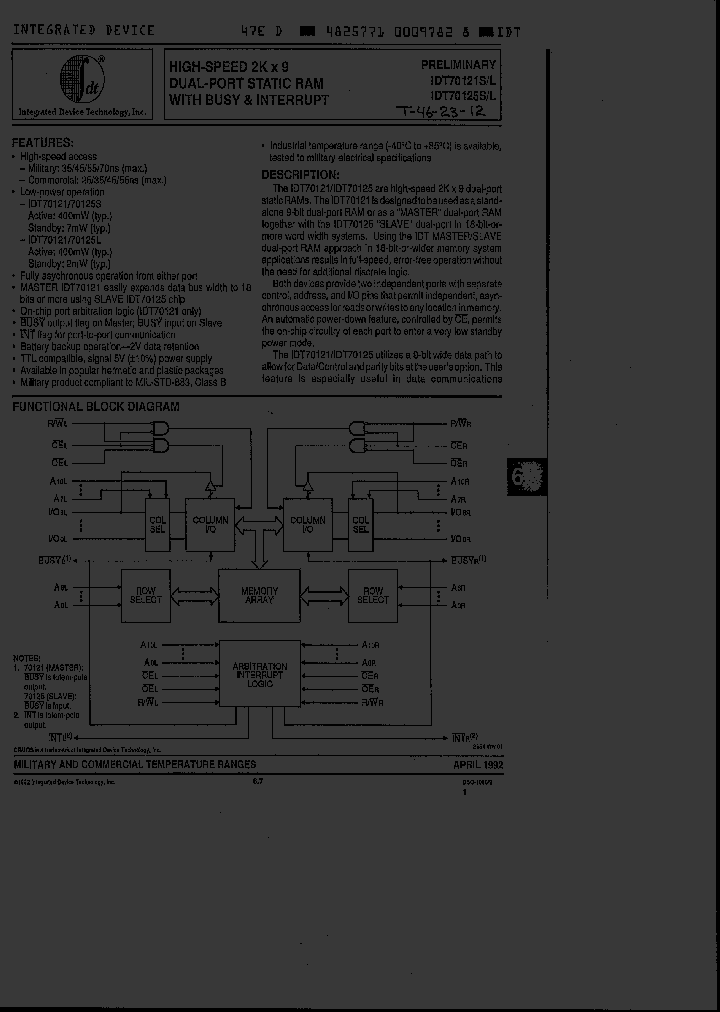 IDT70121S70L52B_3492190.PDF Datasheet