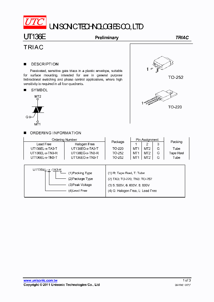 UT136EG-X-TA3-T_4108912.PDF Datasheet