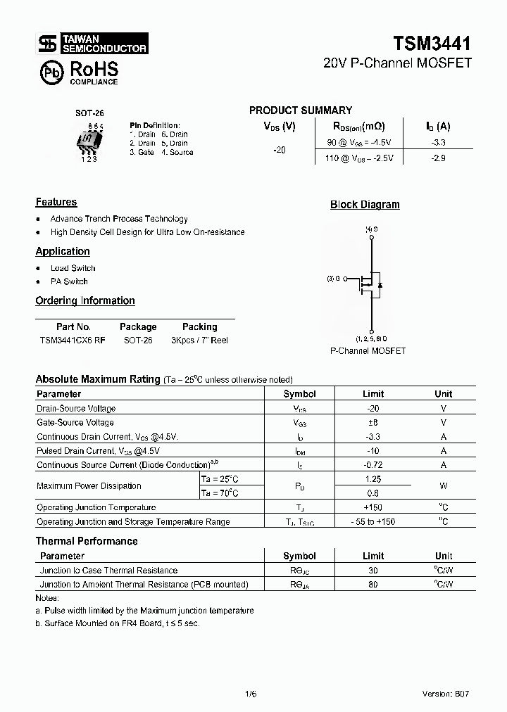 TSM3441CX6RF_4113793.PDF Datasheet