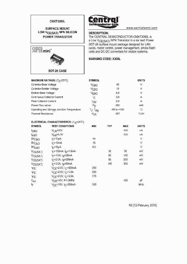 CMXT3090L_4248528.PDF Datasheet