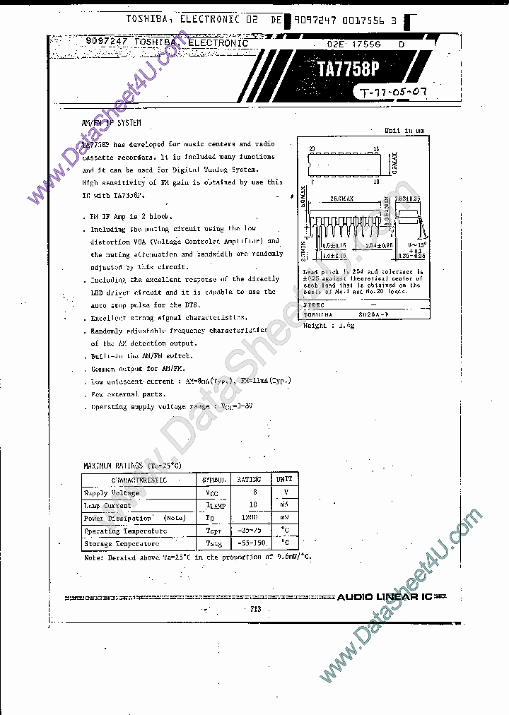 TA7758P_4270386.PDF Datasheet