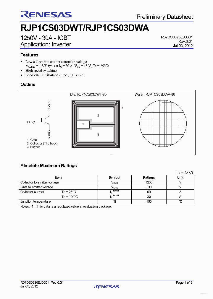 RJP1CS03DWA_4498688.PDF Datasheet