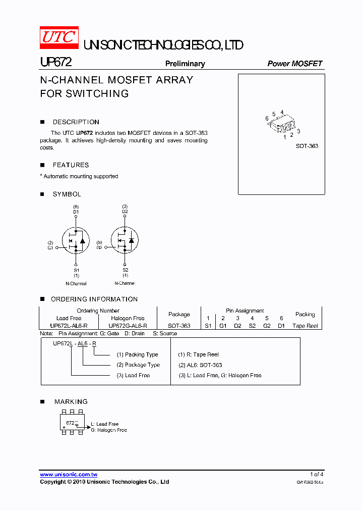 UP672_4520270.PDF Datasheet