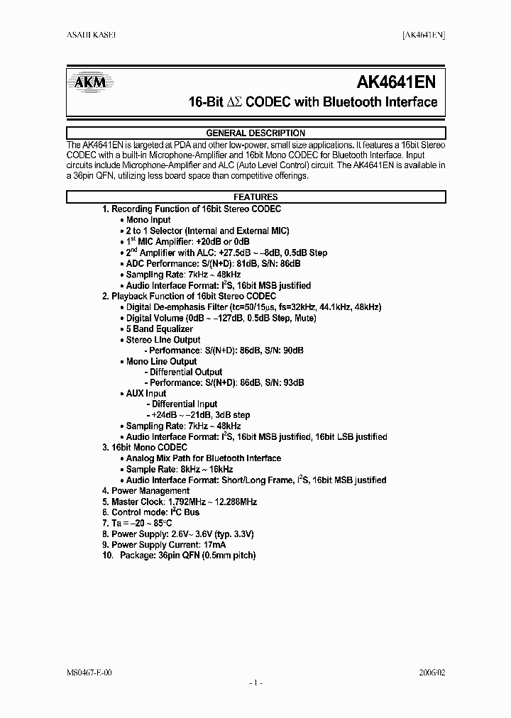 AK4641EN_4605842.PDF Datasheet