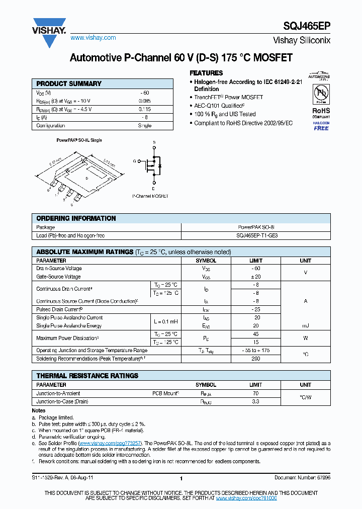 SQJ465EP_4650852.PDF Datasheet