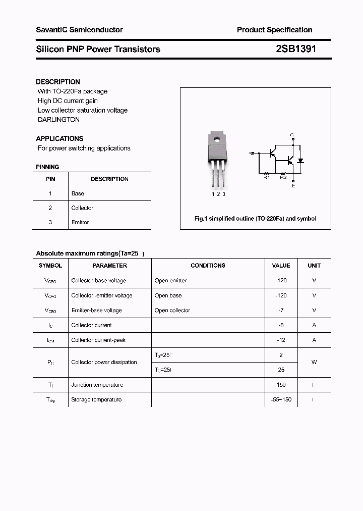 2SB1391_4684330.PDF Datasheet