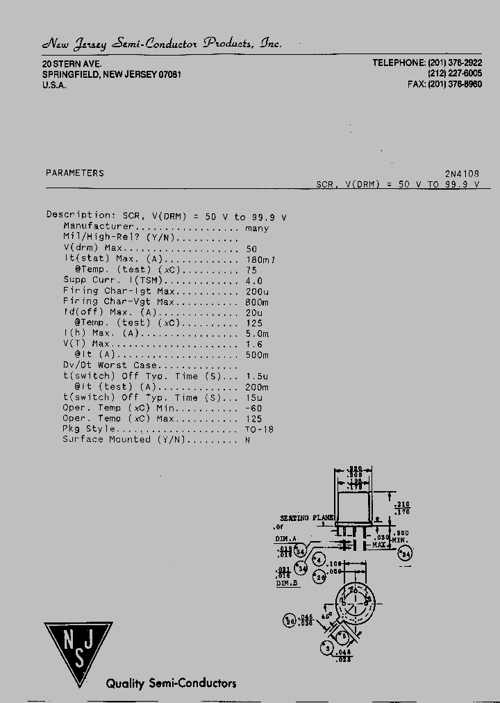 2N4108_4705327.PDF Datasheet