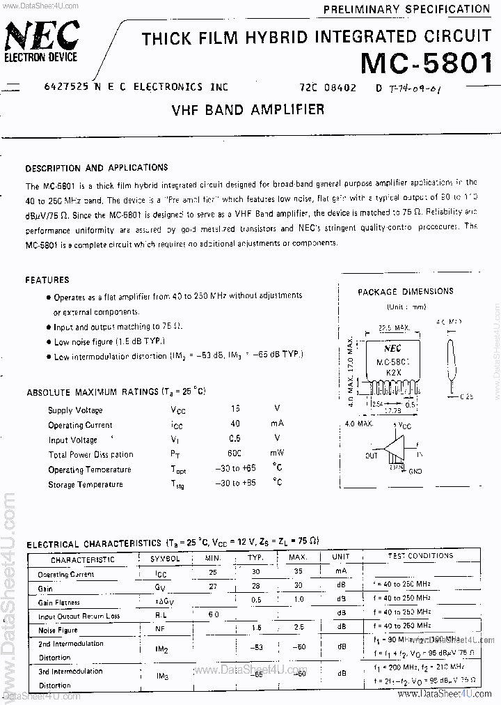 MC5801_4784626.PDF Datasheet