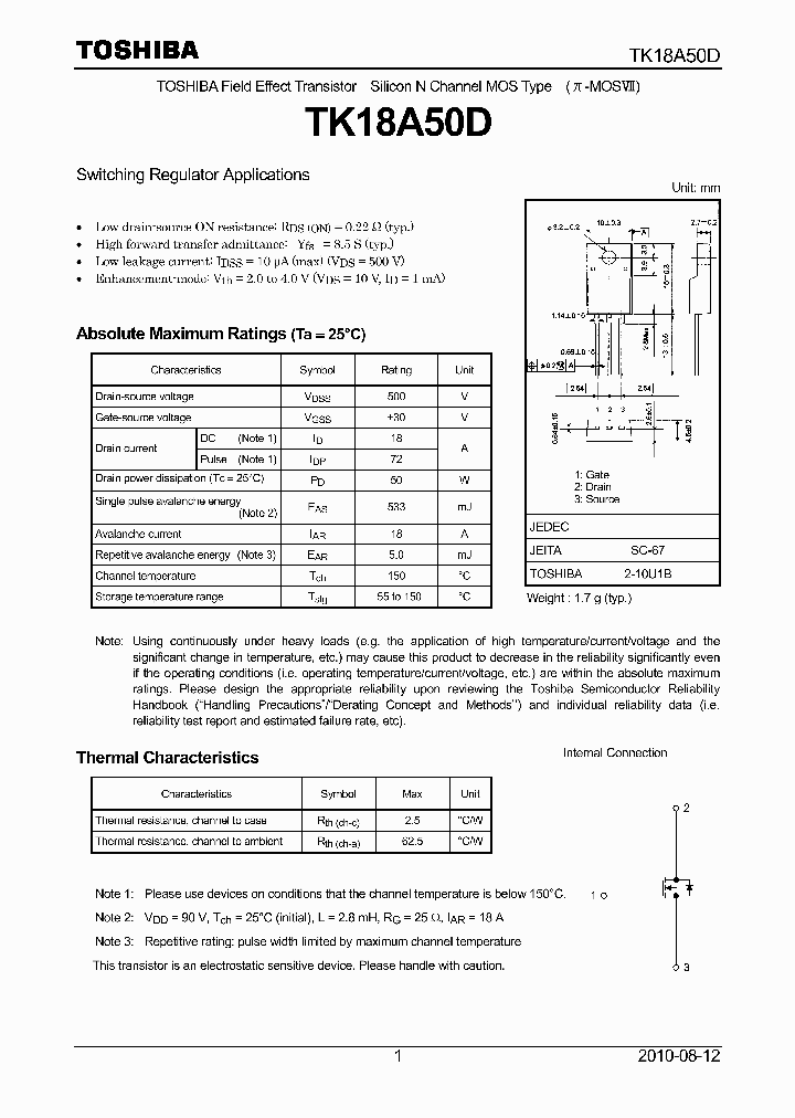 TK18A50D_4850802.PDF Datasheet