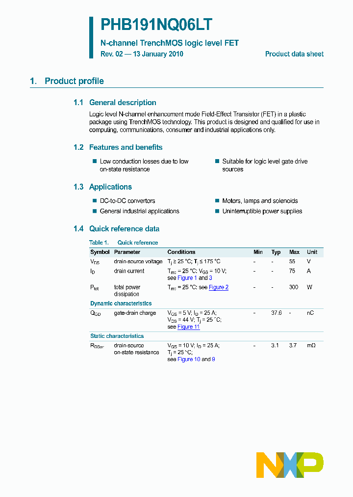 PHB191NQ06LT_5103891.PDF Datasheet