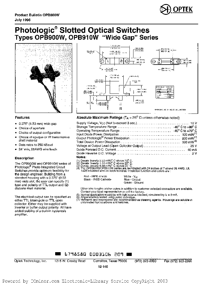 OPB900W55_5205001.PDF Datasheet