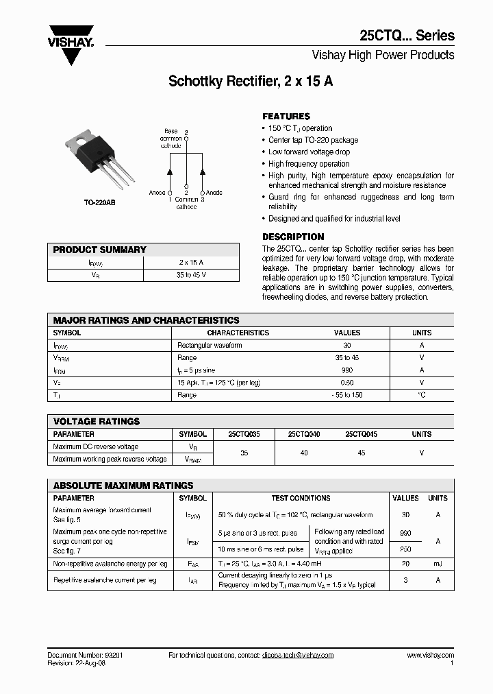 25CTQ035_5220653.PDF Datasheet