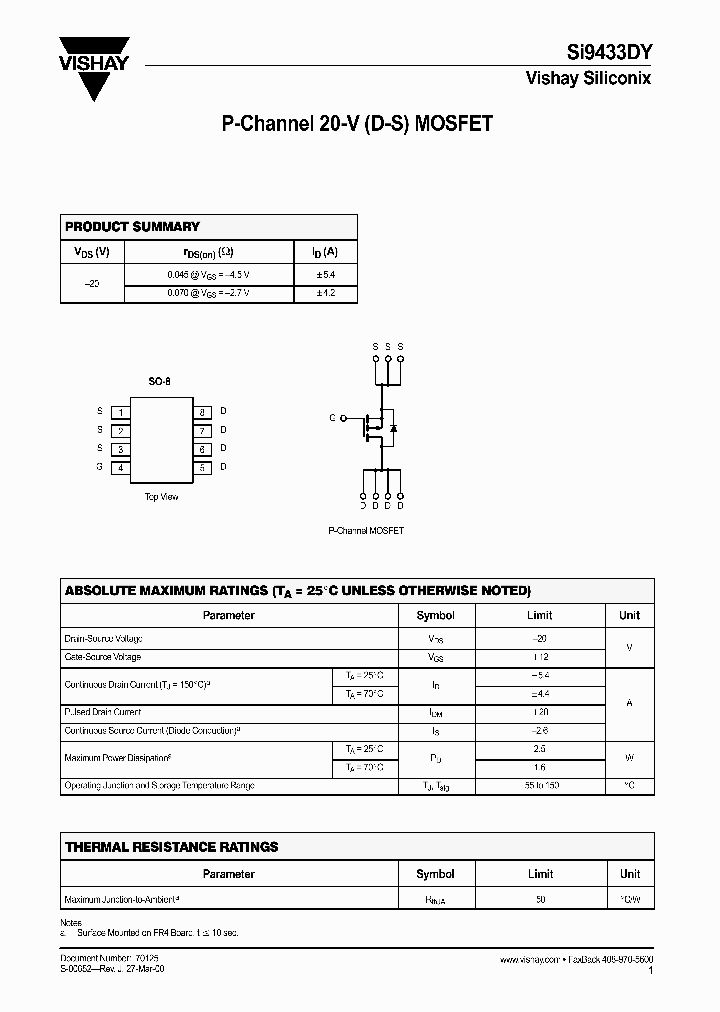 SI9433DY_5279457.PDF Datasheet