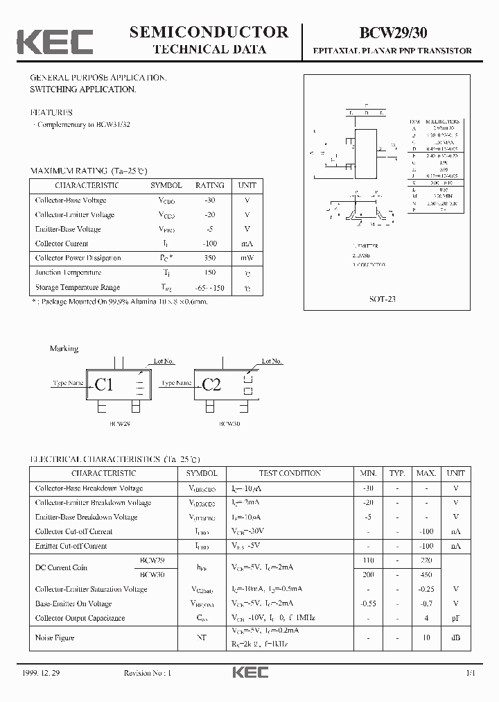 BCW2999_5325583.PDF Datasheet