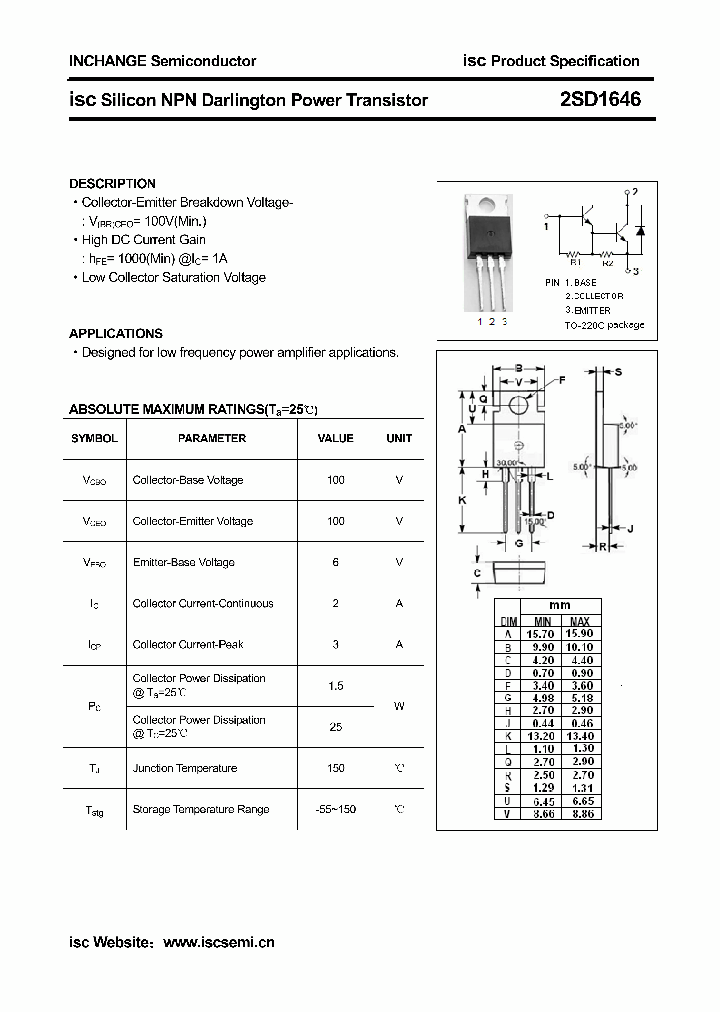 2SD1646_5332066.PDF Datasheet