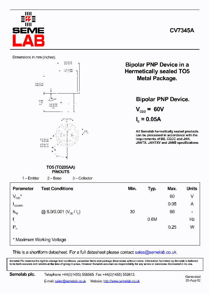 CV7345A_5424833.PDF Datasheet