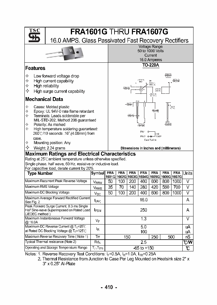 FRA1607G_5596150.PDF Datasheet