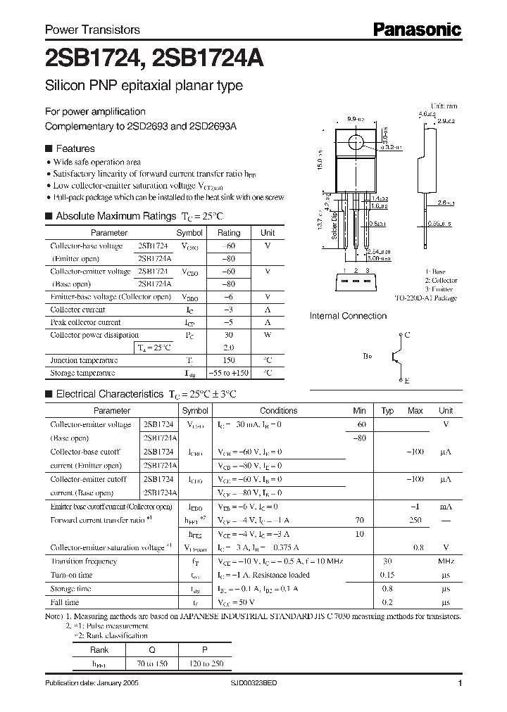 2SB1724_5655602.PDF Datasheet