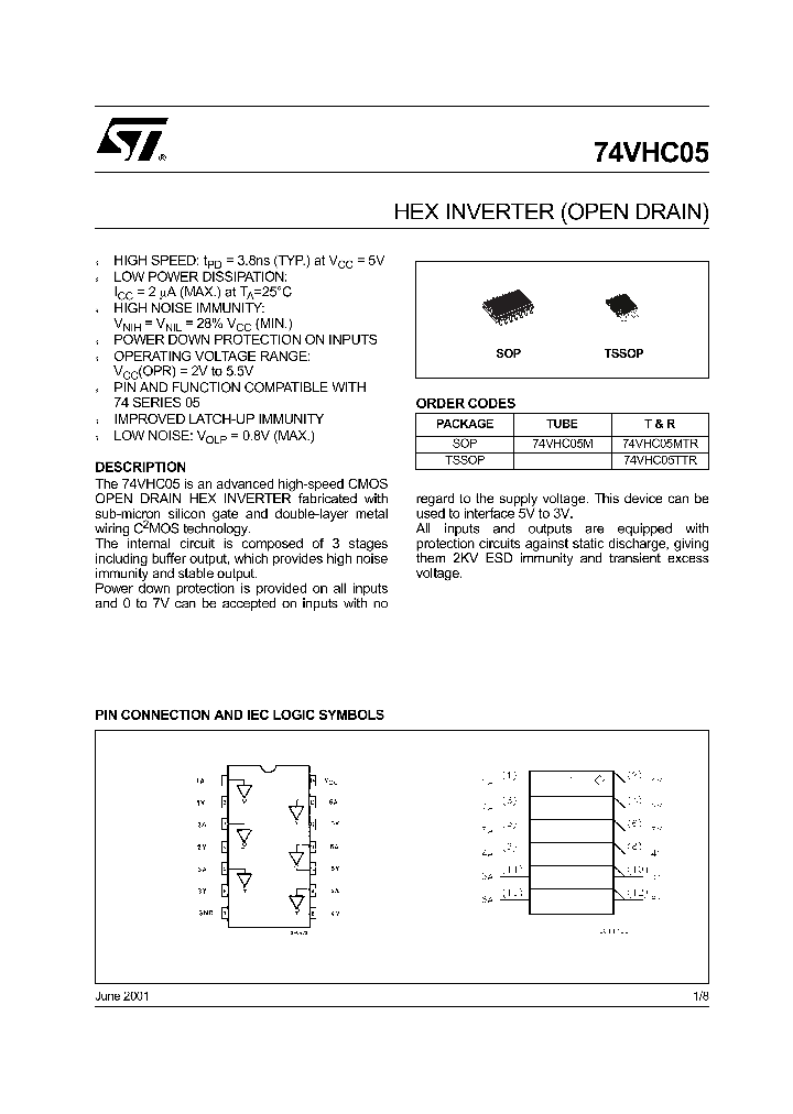 74VHC05TTR_5669015.PDF Datasheet