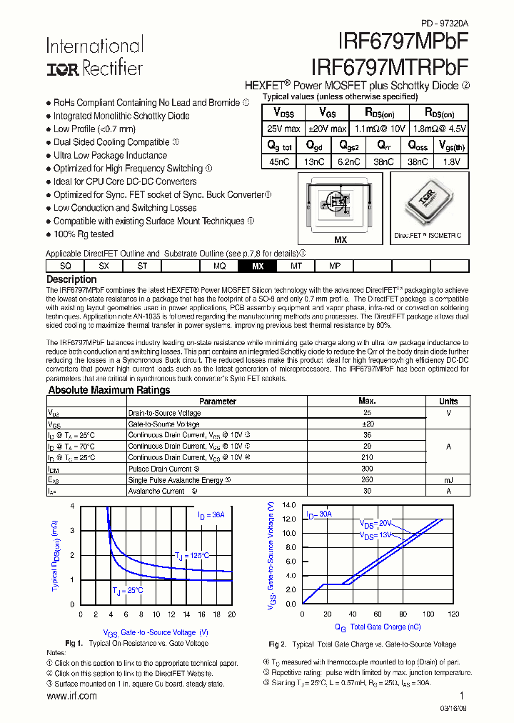 IRF6797MPBF_5791523.PDF Datasheet