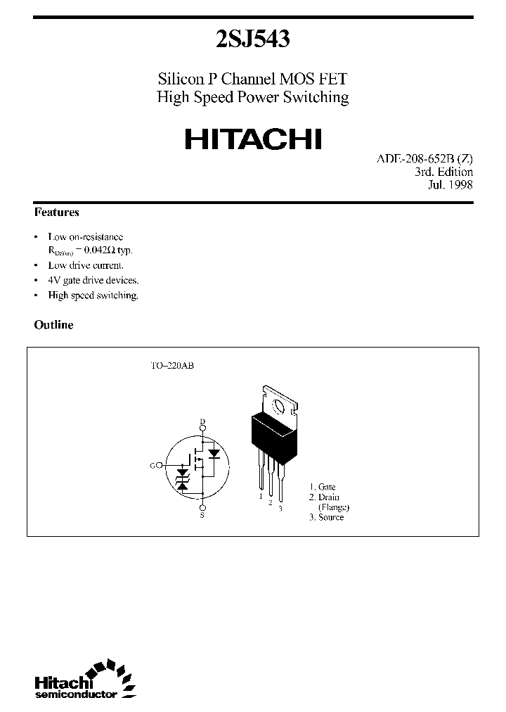 2SJ543_5816490.PDF Datasheet