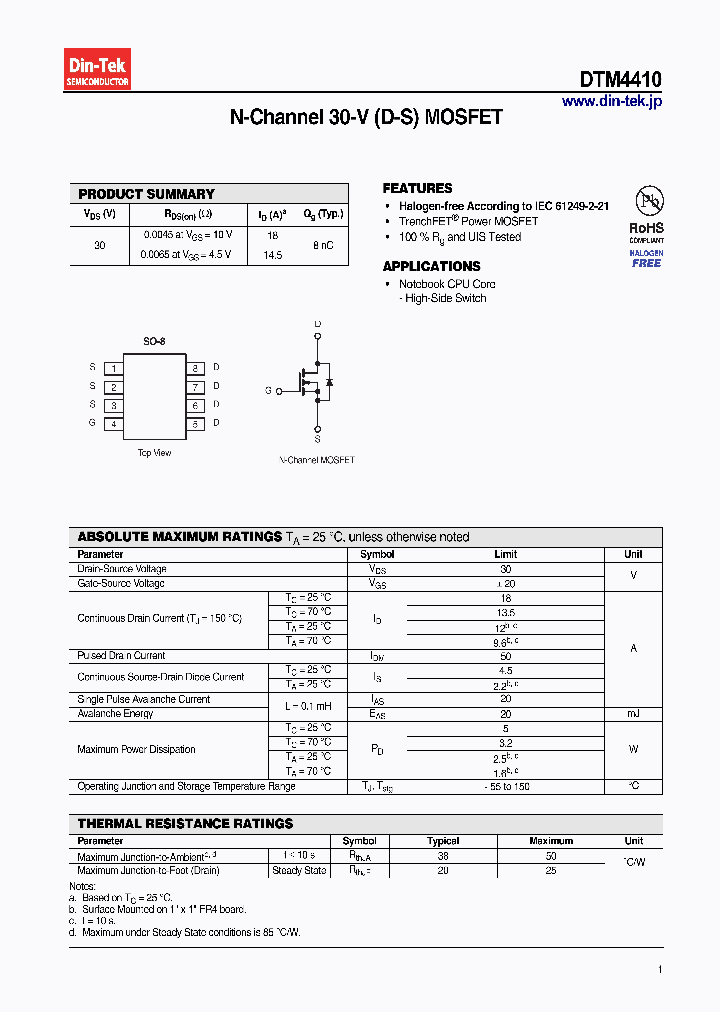 DTM4410_6497832.PDF Datasheet