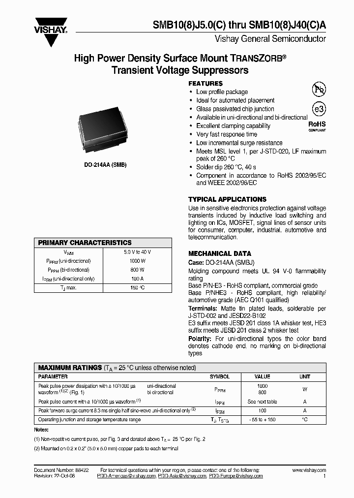 SMB10J60A-HE352_6721608.PDF Datasheet