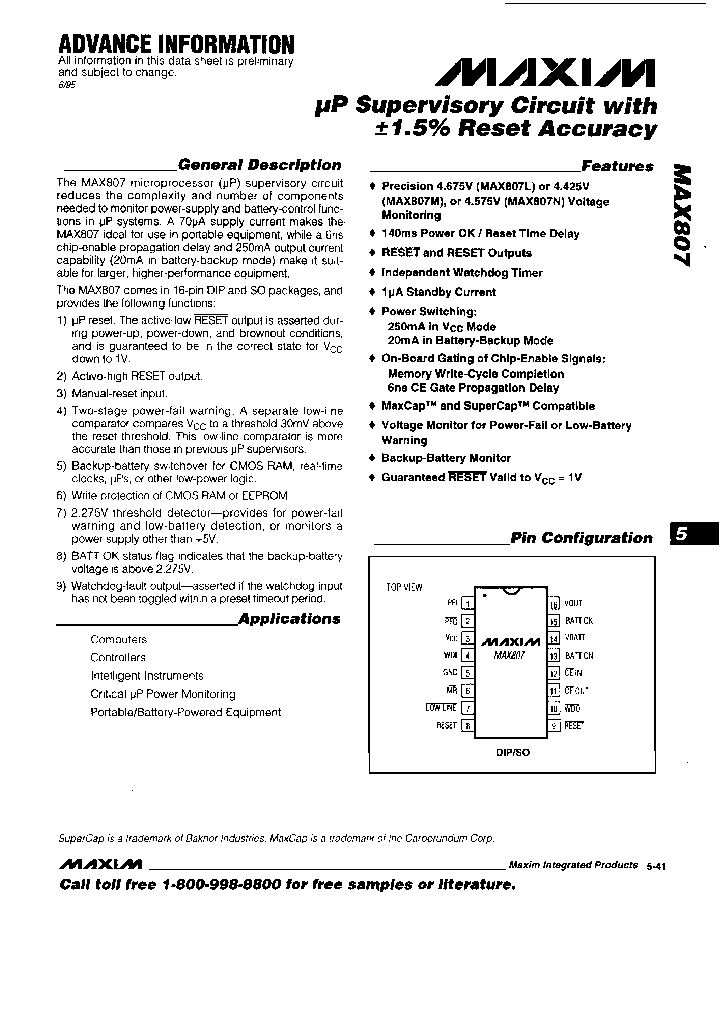 MAX807MCSE_6880420.PDF Datasheet