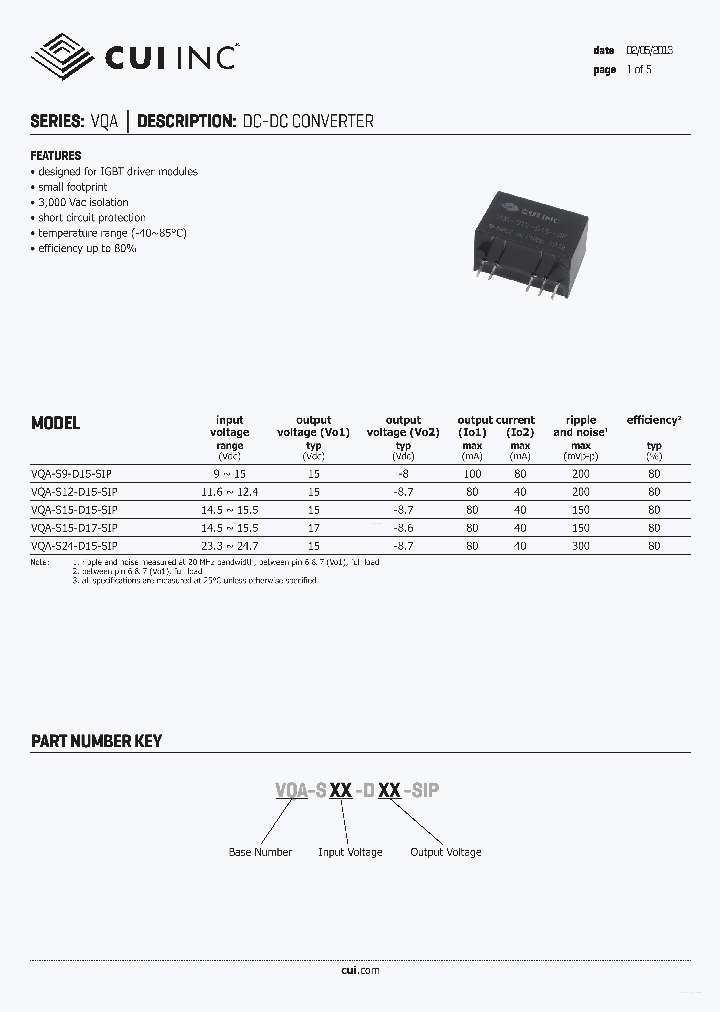 VQA-S12-D15-SIP_6959130.PDF Datasheet