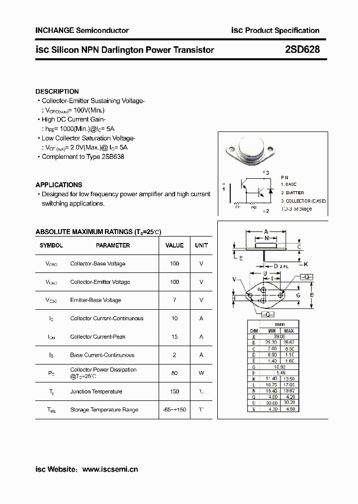 2SD628_6991377.PDF Datasheet