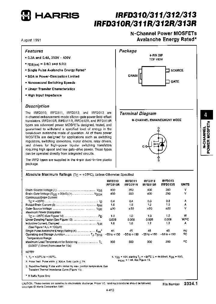 IRFD312R_6994822.PDF Datasheet