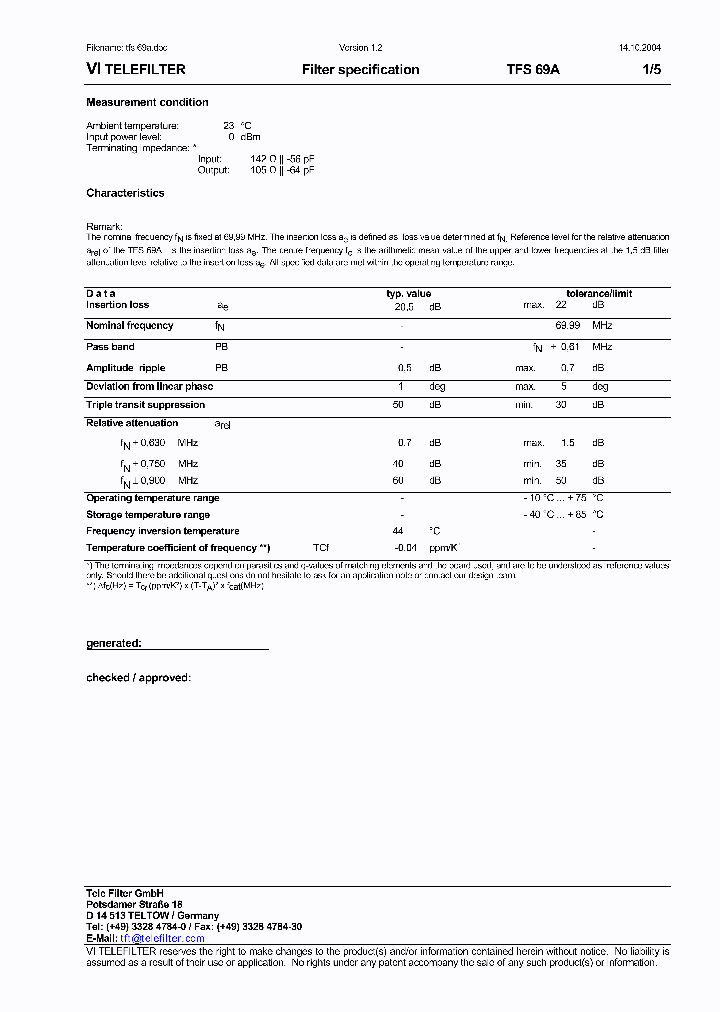 TFS69A_7166689.PDF Datasheet