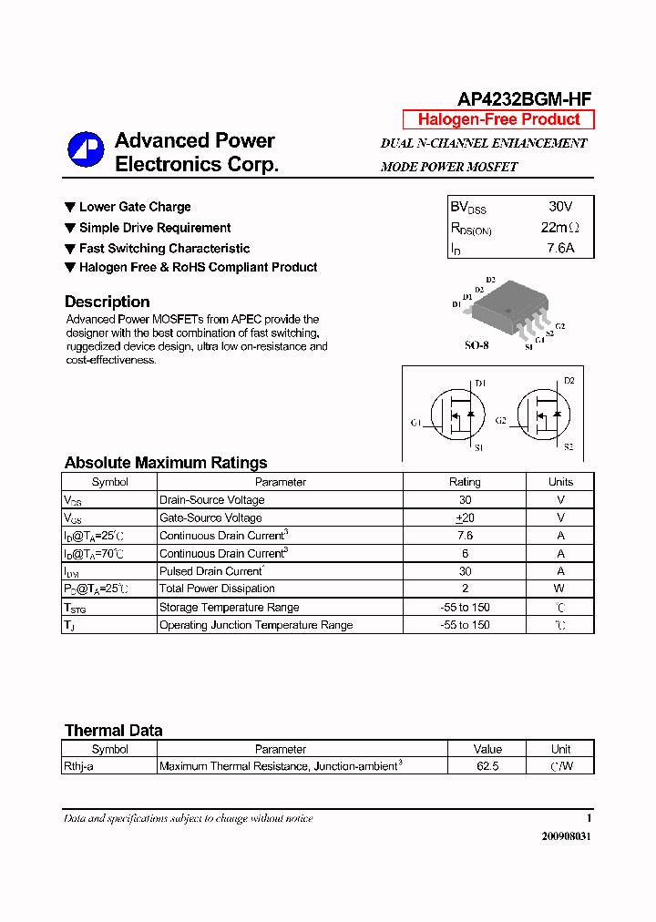 AP4232BGM-HF_7199226.PDF Datasheet