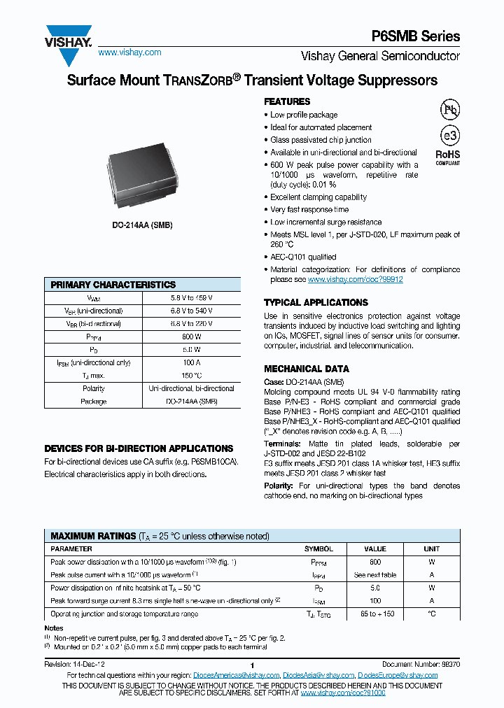 P6SMB480A_7206558.PDF Datasheet