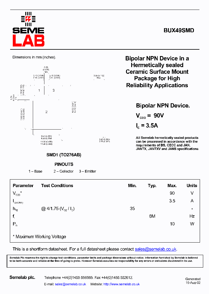 BUX49SMD_7579855.PDF Datasheet