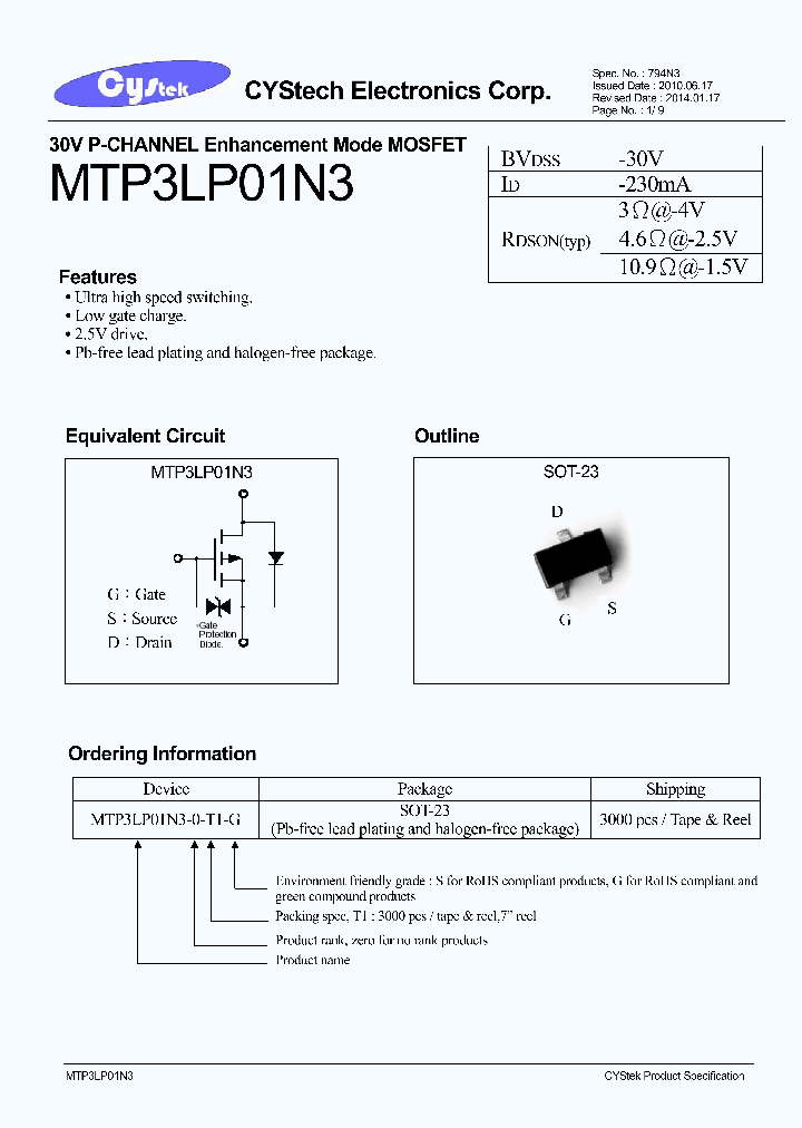 MTP3LP01N3-0-T1-G_7785460.PDF Datasheet