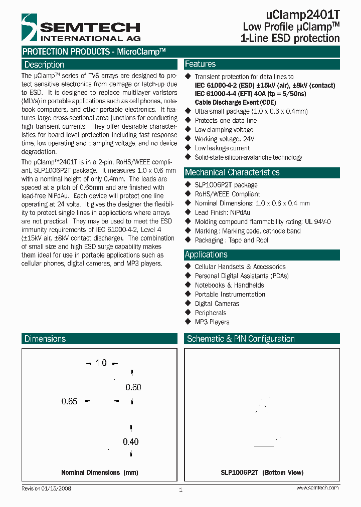 UCLAMP2401TTCT_7786239.PDF Datasheet