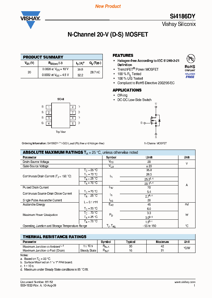 SI4186DY_7851407.PDF Datasheet