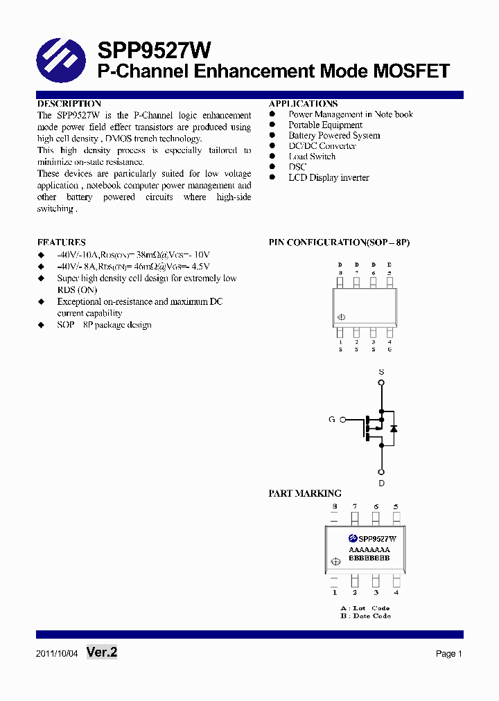 SPP9527W_7860351.PDF Datasheet