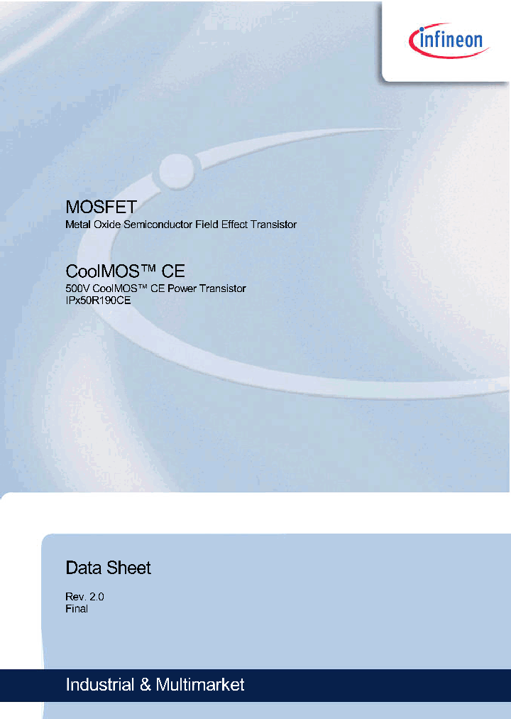 IPP50R190CE_7837995.PDF Datasheet