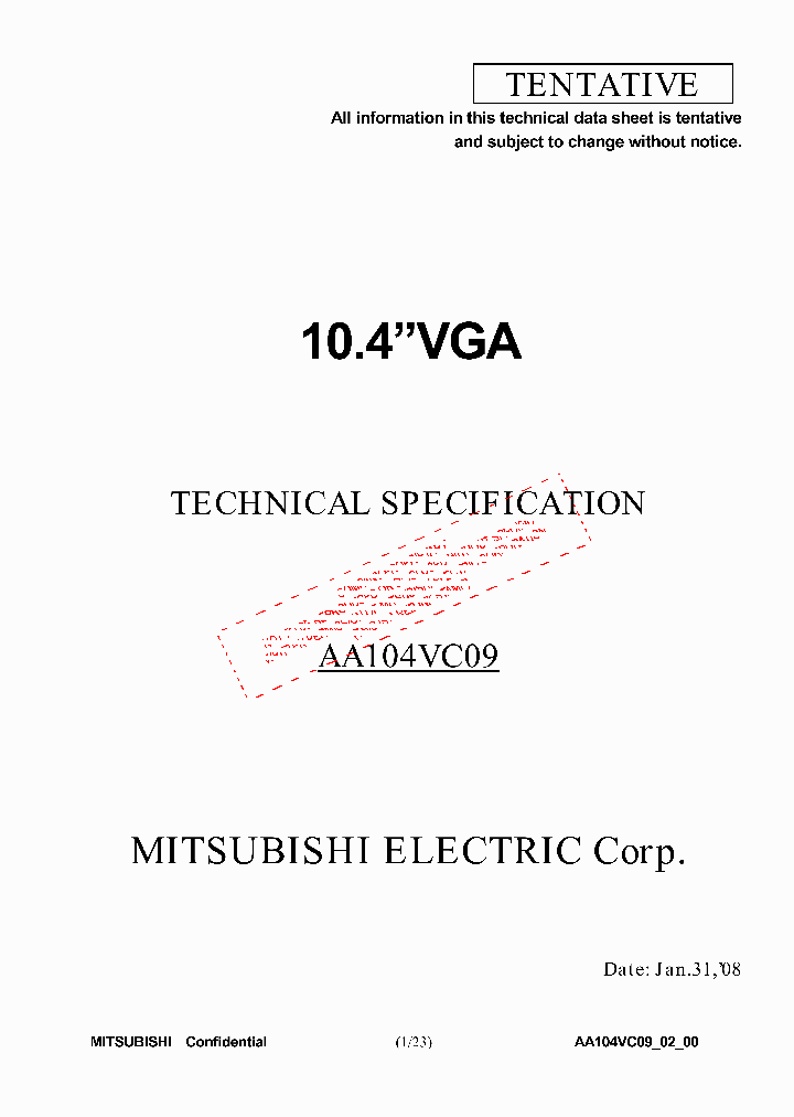 AA104VC09_7779285.PDF Datasheet