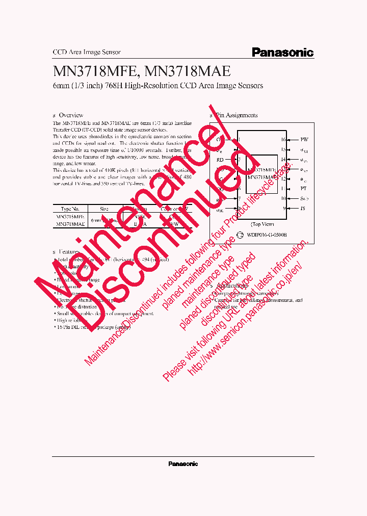 MN3718MAE_7911894.PDF Datasheet