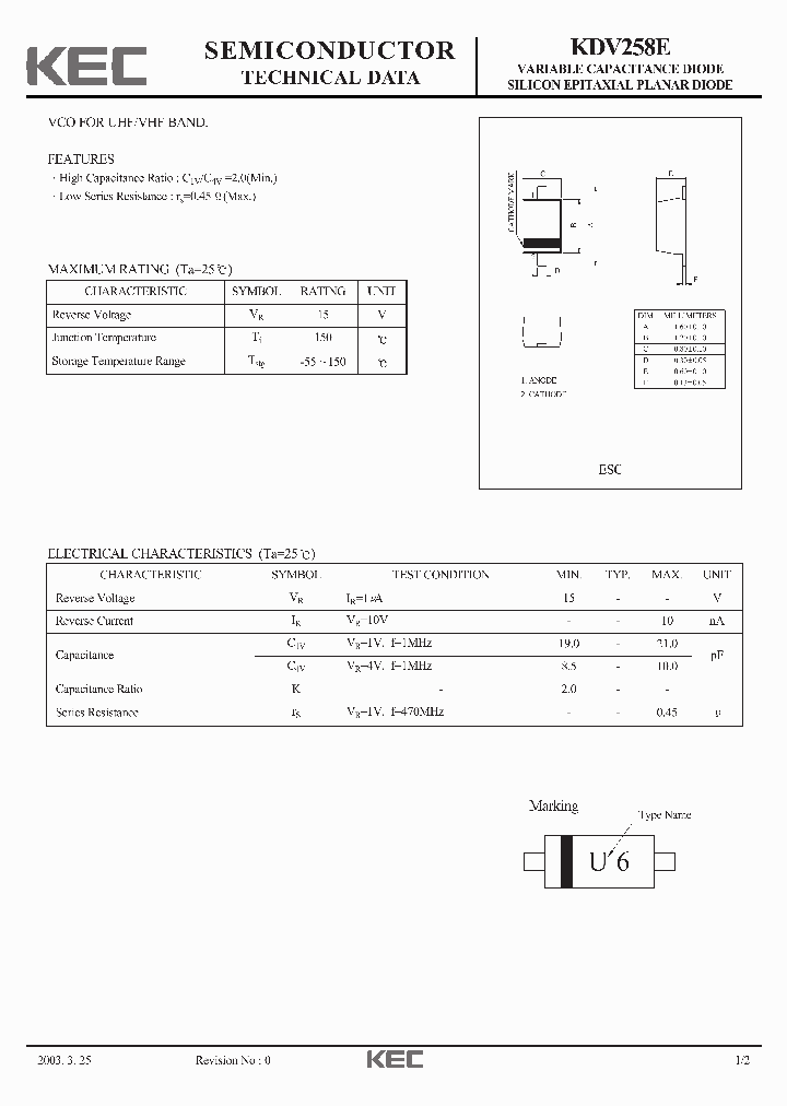 KDV258E_8002843.PDF Datasheet