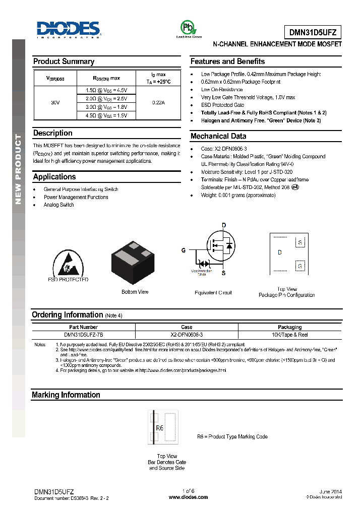 DMN31D5UFZ_8078058.PDF Datasheet