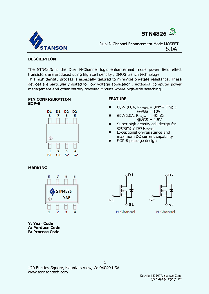 STN4826_8089274.PDF Datasheet