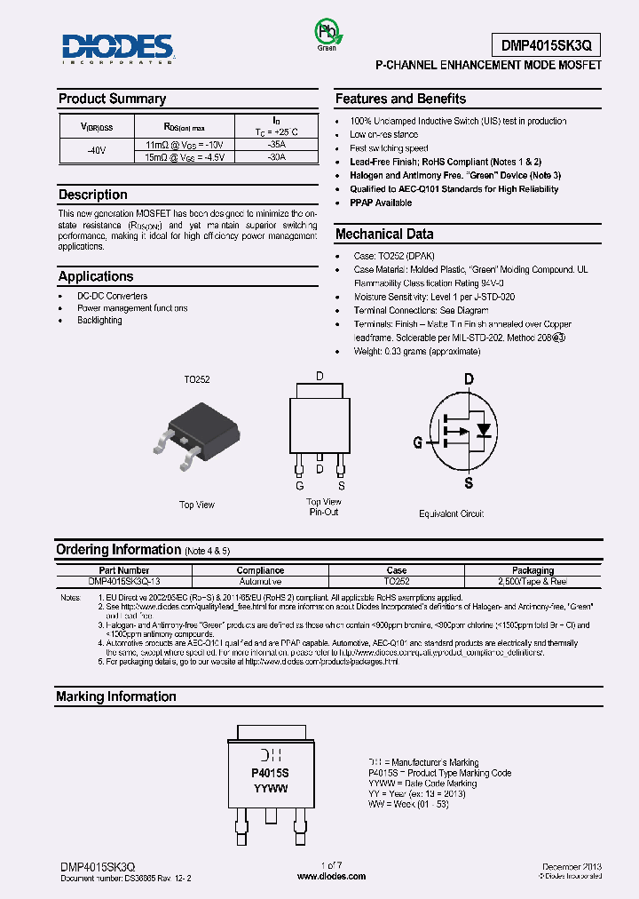 DMP4015SK3Q-15_8180343.PDF Datasheet